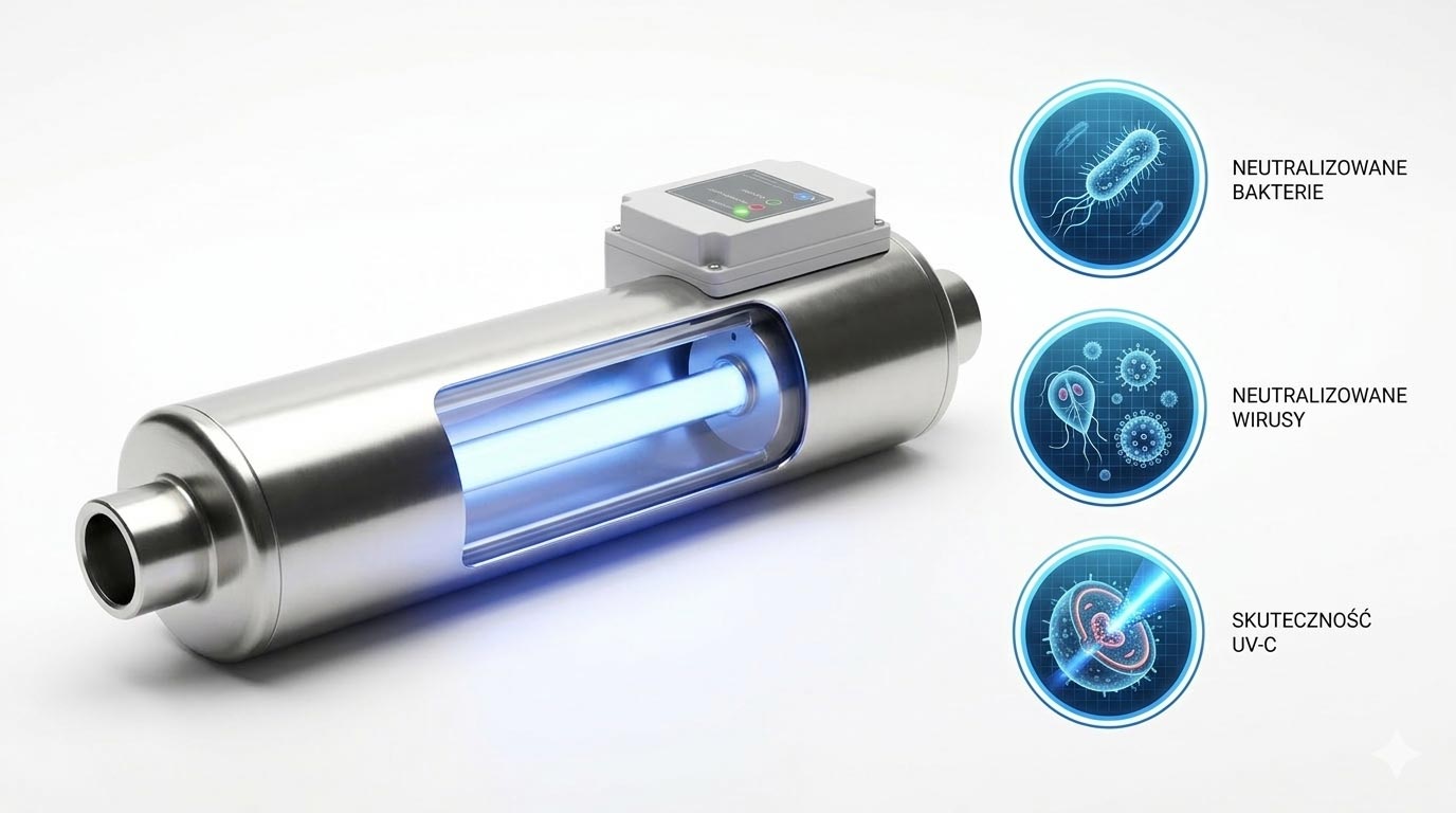 Dezynfekcja wody za pomocą lamp UV